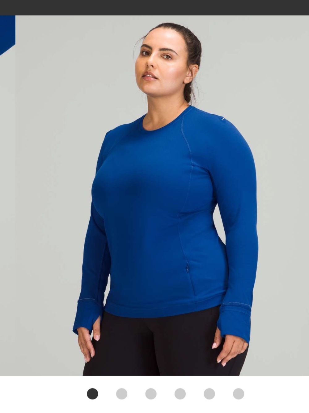 Lululemon Its Rulu Run Long Sleeve Shirt
Symphony Blue